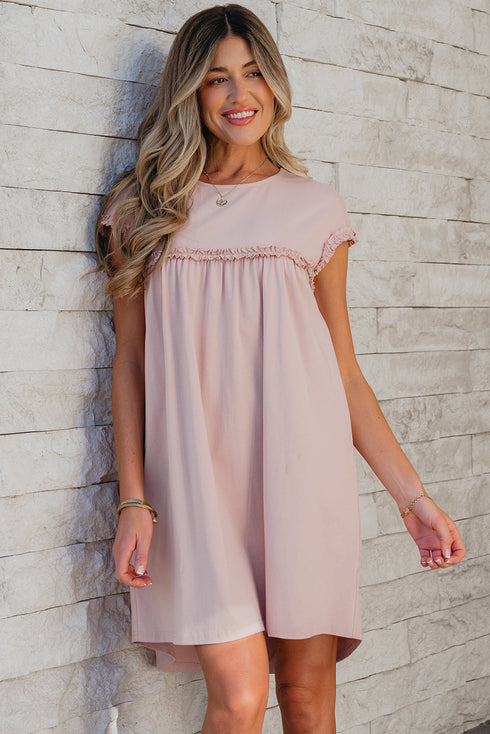 Sweet Tea and Sunshine Frilled Mini Dress