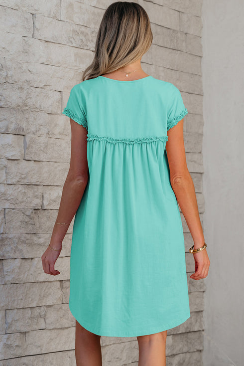 Sweet Tea and Sunshine Frilled Mini Dress