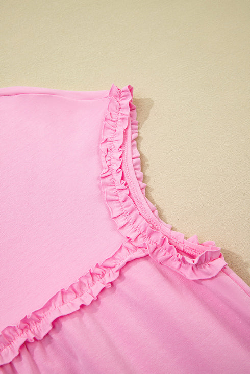 Sweet Tea and Sunshine Frilled Mini Dress