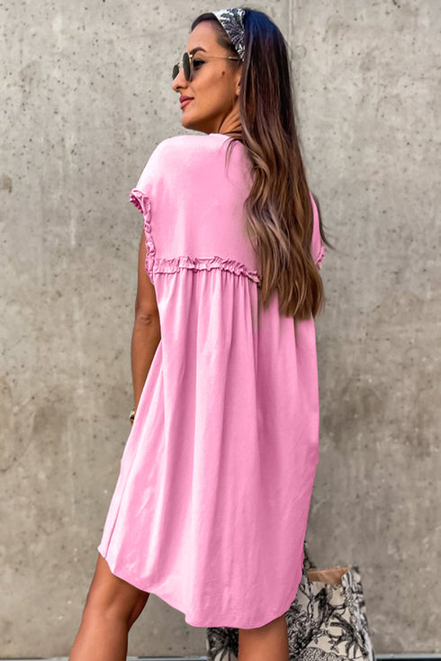 Sweet Tea and Sunshine Frilled Mini Dress