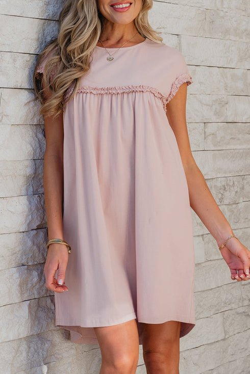 Sweet Tea and Sunshine Frilled Mini Dress