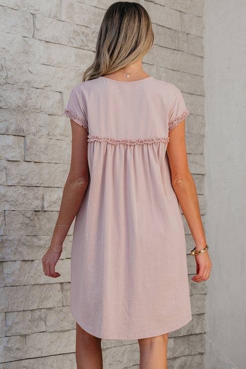 Sweet Tea and Sunshine Frilled Mini Dress