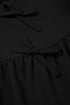 Sweetheart Neck Puff Sleeve Bow Tie Peplum Blouse