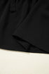 Sweetheart Neck Puff Sleeve Bow Tie Peplum Blouse