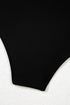 Sweetheart Neckline Twist Front Cutout One Piece Swimsuit