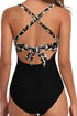 Sweetheart Neckline Twist Front Cutout One Piece Swimsuit