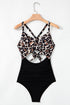 Sweetheart Neckline Twist Front Cutout One Piece Swimsuit