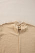 Swiss Dot Long Balloon Sleeve Loose Fit Blouse