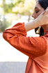 Swiss Dot Long Balloon Sleeve Loose Fit Blouse
