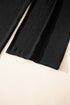 Tailored Buttoned Vest Drawstring Wide Leg Pant Sets
