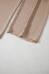 Tailored Buttoned Vest Drawstring Wide Leg Pant Sets