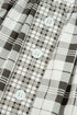 Tailored Patchwork Plaid Wide Leg Pants
