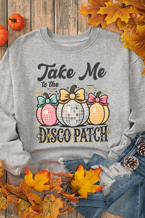 Take Me To The Disco Patch Graphic Sweatshirt
