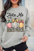 Take Me To The Disco Patch Graphic Sweatshirt