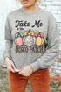 Take Me To The Disco Patch Graphic Sweatshirt