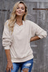 Terry Thread Cashmere Sweatshirt