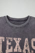 Texas Steer Graphic Mineral Wash Oversized Cotton Tee