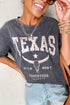 Texas Steer Graphic Mineral Wash Oversized Cotton Tee