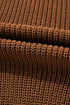 Textured Beaded Sleeve Lattice Knit Pullover Sweater