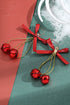 Textured Bow Knot Bell Charm Drop Earrings