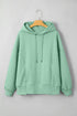 Textured Braided Pattern Relaxed Fit Pullover Hoodie