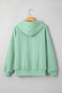 Textured Braided Pattern Relaxed Fit Pullover Hoodie