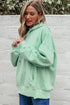 Textured Braided Pattern Relaxed Fit Pullover Hoodie