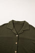 Textured Button Down Shirt And Casual Pant Sets