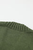 Textured Cable Knit Button Front Long Cardigan