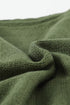Textured Cable Knit Button Front Long Cardigan