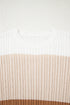 Textured Cable Knit Crew Neck Pullover Sweater