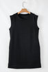 Textured Cap Sleeve T-shirt Shift Mini Dress