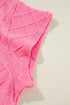 Textured Checkered Tee And Drawstring Short Sets