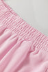 Textured Chenille Heart Print Wide Leg Pant Set