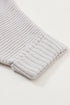 Textured Chunky Knit Open Front Slouchy Cardigan
