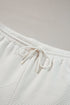 Textured Collared Top And Wide Leg Pants Loungewear