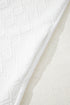 Textured Contrast Trim Puff Sleeve Quarter Zip Mini Dress