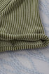 Textured Corded Knit V Neck Short Sleeve Top