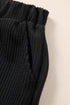 Textured Corded Sleeveless Pocketed Two Piece Shorts Set