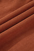 Textured Corduroy Button Front Balloon Sleeve Babydoll Mini Dress