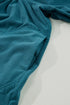 Textured Corduroy Button Front Balloon Sleeve Babydoll Mini Dress