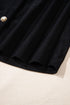 Textured Corduroy Hooded Drawstring Pocket Casual Jacket