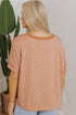 Textured Cotton Dolman Sleeve Studded Heart Graphic Top