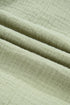 Textured Cotton Gauze Ruffle Trim Tie Front Blouse