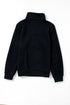 Textured Diamond Quilt Stand Collar Quarter Zip Pullover