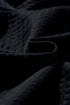 Textured Diamond Quilt Stand Collar Quarter Zip Pullover