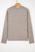 Textured Dotted Knit Drop Shoulder Pullover Sweater