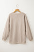 Textured Embroidered Game Day Graphic Corduroy Pullover