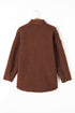 Textured Faux Shearling Teddy Bear Fleece Jacket