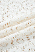 Textured Floral Lace V Neck Ruffle Sleeve Blouse